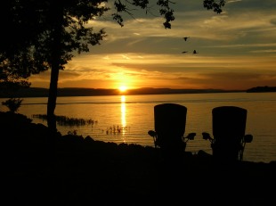 Sunset View from Campsite